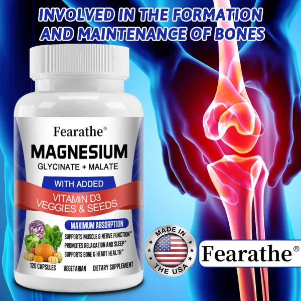 Magnesium Capsules - Magnesium Malate + Glycinate