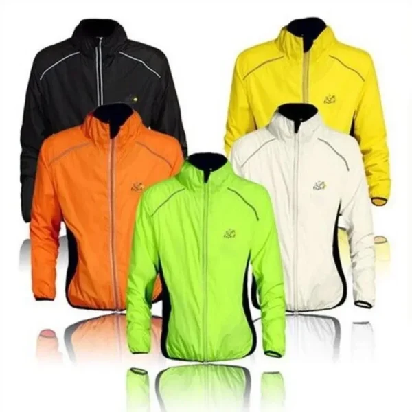 Reflective Men's Rain Jacket Waterproof
