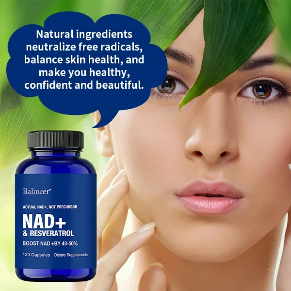 NAD Supplements with Resveratrol + Vitamin B3